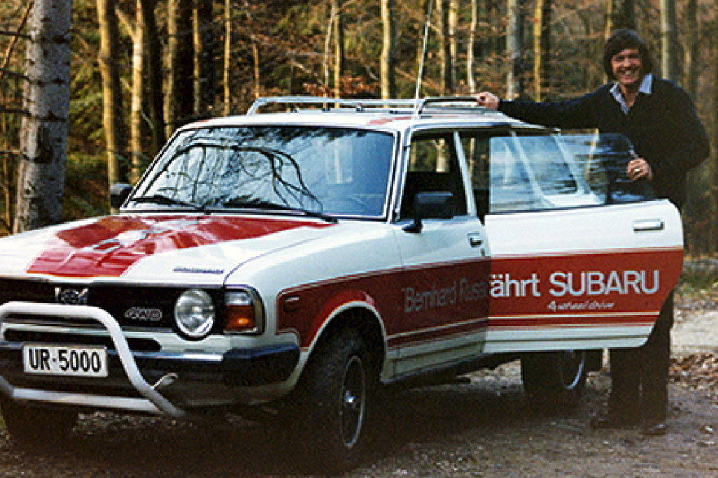 Bernhard Russi fährt Subaru 1979