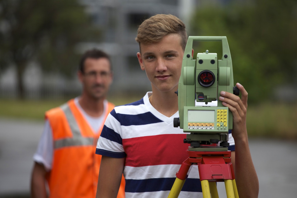 Benjamin Patt, Auszubildender, Geomatiker/in EFZ, HMQ AG