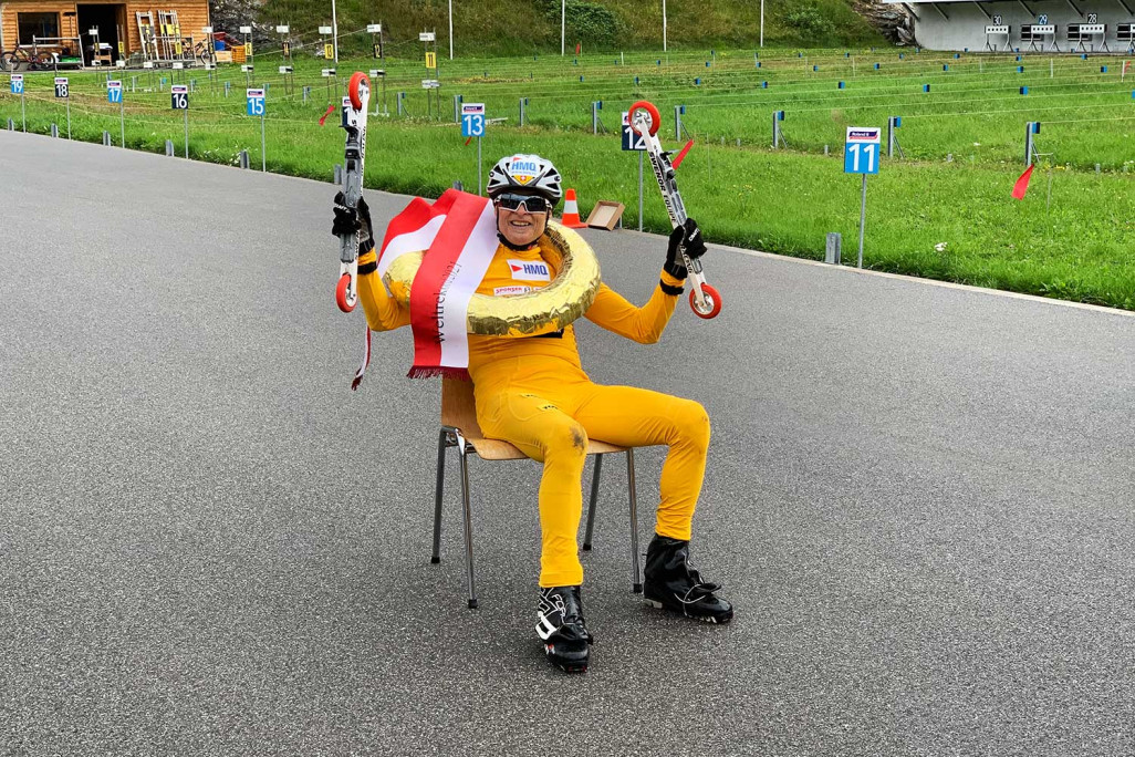 Martin Furrer, Weltrekord Rollski, Biathlon Arena Lenzerheide, HMQ AG